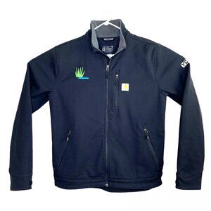 Carhartt Rain Defender Mens Relaxed Fit Softshell Jacket Black Medium OJ2199